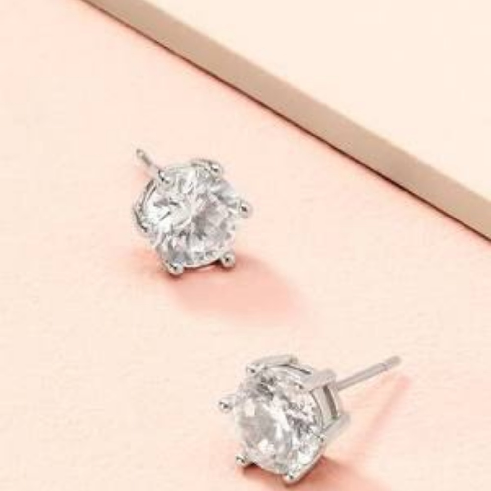 Stella & Dot Sparkle Studs - Silver